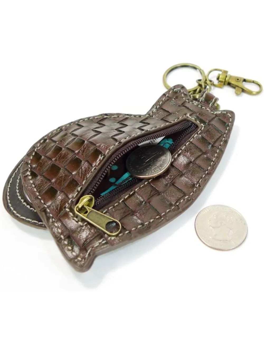 Charming Cat-Themed Key Fob & Coin Purse Accessory - Perfect for Cat Lovers!